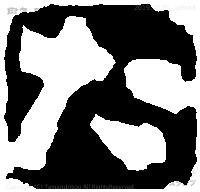 White text
