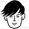 Mini Stamp with a Between Bangs