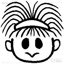 Mini Stamp Bandana Girl