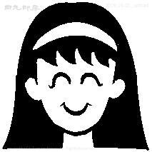 Mini stamp Headband Smile