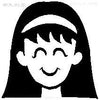 Mini stamp Headband Smile