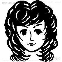 ミニスタンプ ベタ内巻き