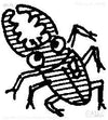 Mini Stamp Stag Beetle
