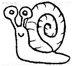 Mini Stamp White Snail