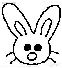 एक दाढ़ी के साथ मिनी स्टैम्प खरगोश