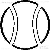 Mini Stamp Tennis Ball