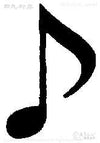 Mini Stamp Eighth Notes