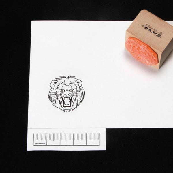 Lion roars