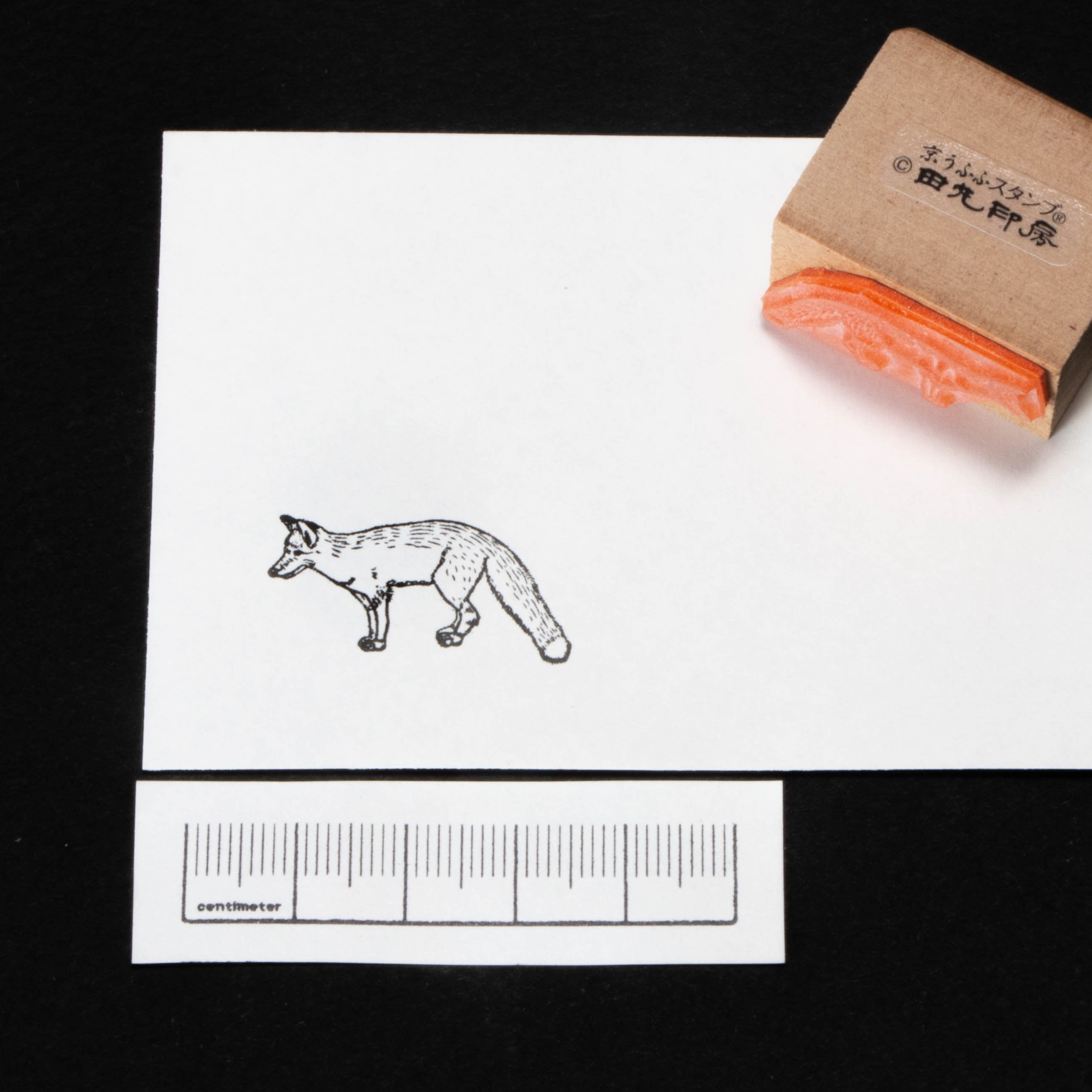 Fox facing left
