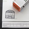Date stamp Window frame