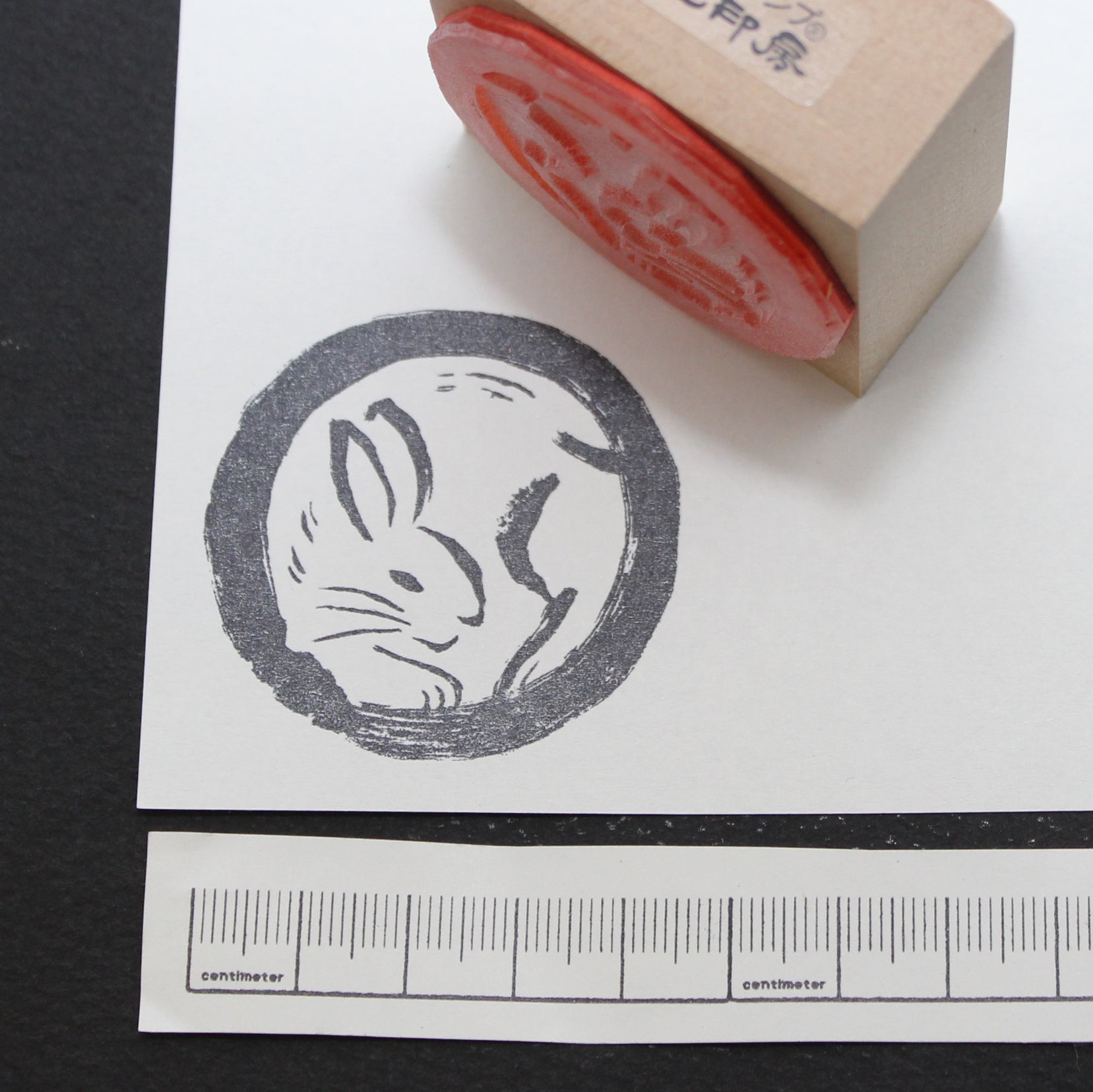 A circle rabbit