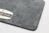 Genuine leather stamp mat (black)