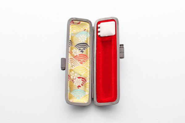 Cow fir leather case