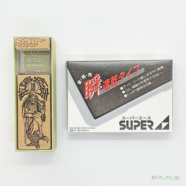 鍾馗(しょうき)セット(色紙掛&箱付き)