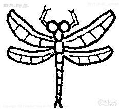 Mini Stempel Dragonfly.