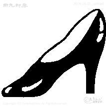 Mini stamp high heels