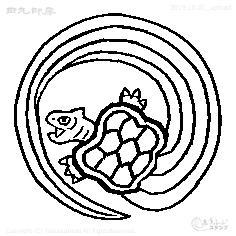 Mini Stamp Turtle Circle