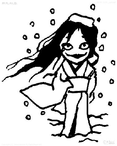 Femme de neige
