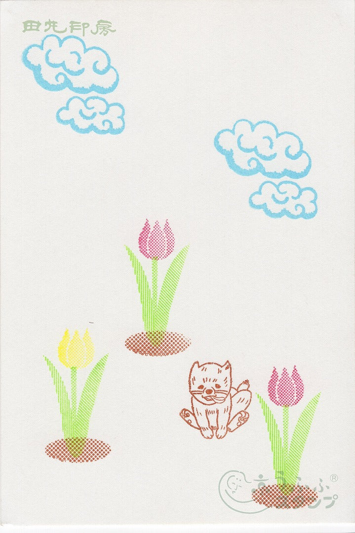 トーンチューリップ花