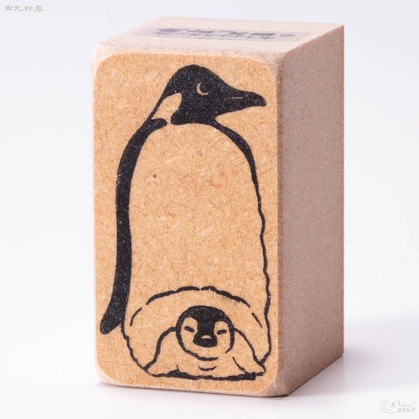 Parent and child penguin